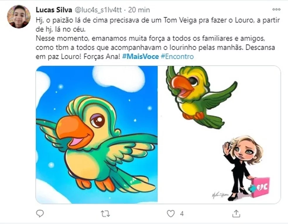 Ilustrações com Tom Veiga invadem as redes sociais em homenagens - imagem 28897