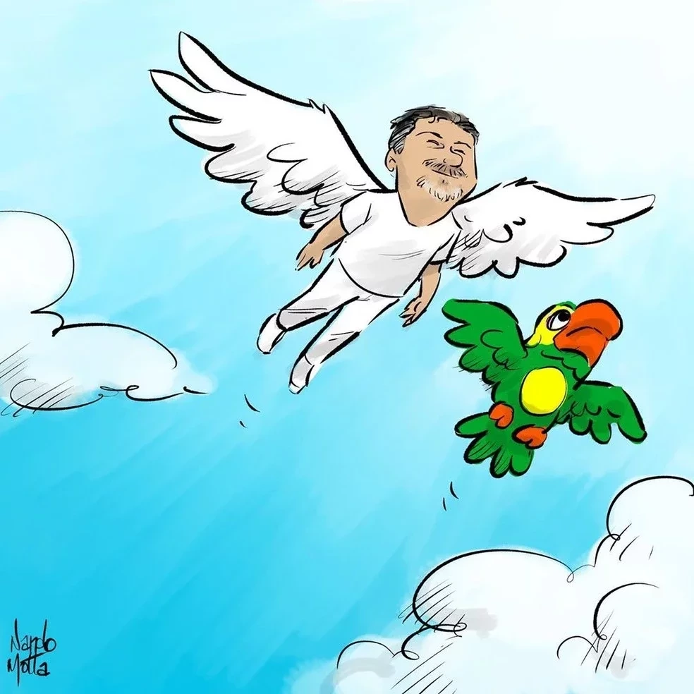 Ilustrações com Tom Veiga invadem as redes sociais em homenagens - imagem 28895