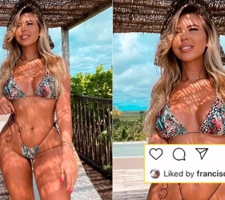 Brasileira que ganhou curtida de conta do Papa tem site erótico; fotos