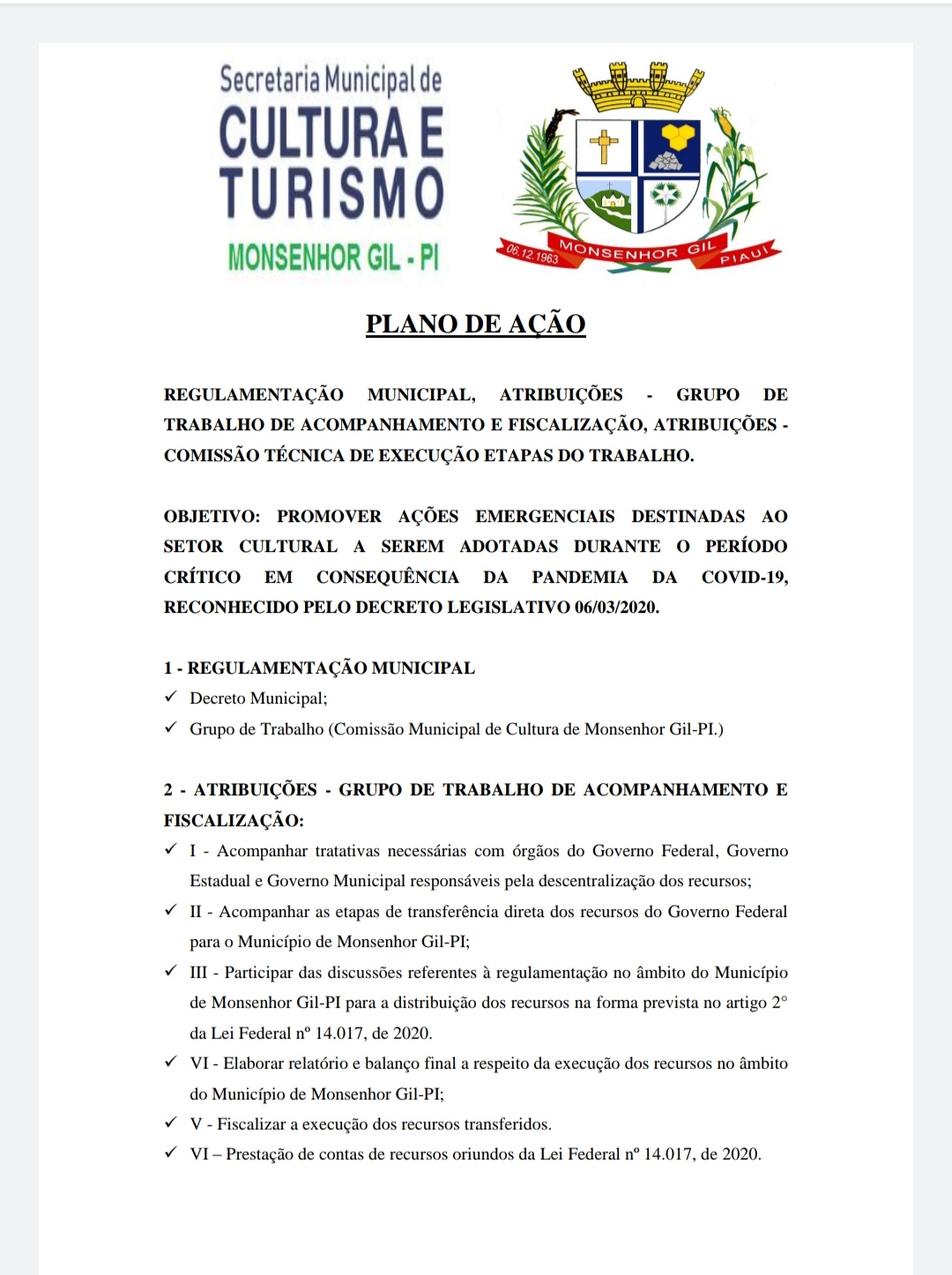 Monsenhor Gil dá início ao pagamento dos beneficiários do Auxílio Emergencial da Cultura - Lei Aldir Blanc - Imagem 5