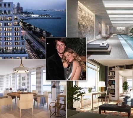 Bündchen e Tom vendem apartamento em NY por mais de R$ 200 milhões