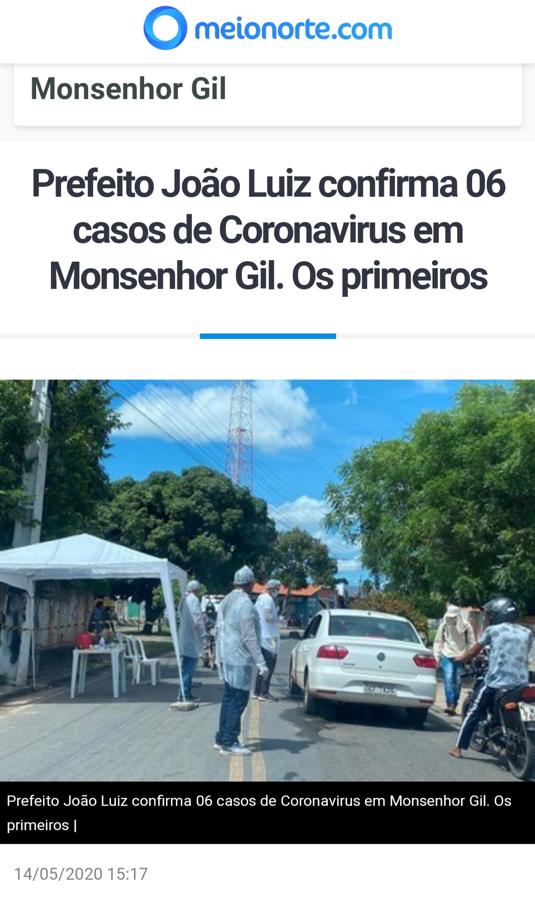 Em Monsenhor Gil somente 05 pessoas estão ativos com Covid-19 - Imagem 7