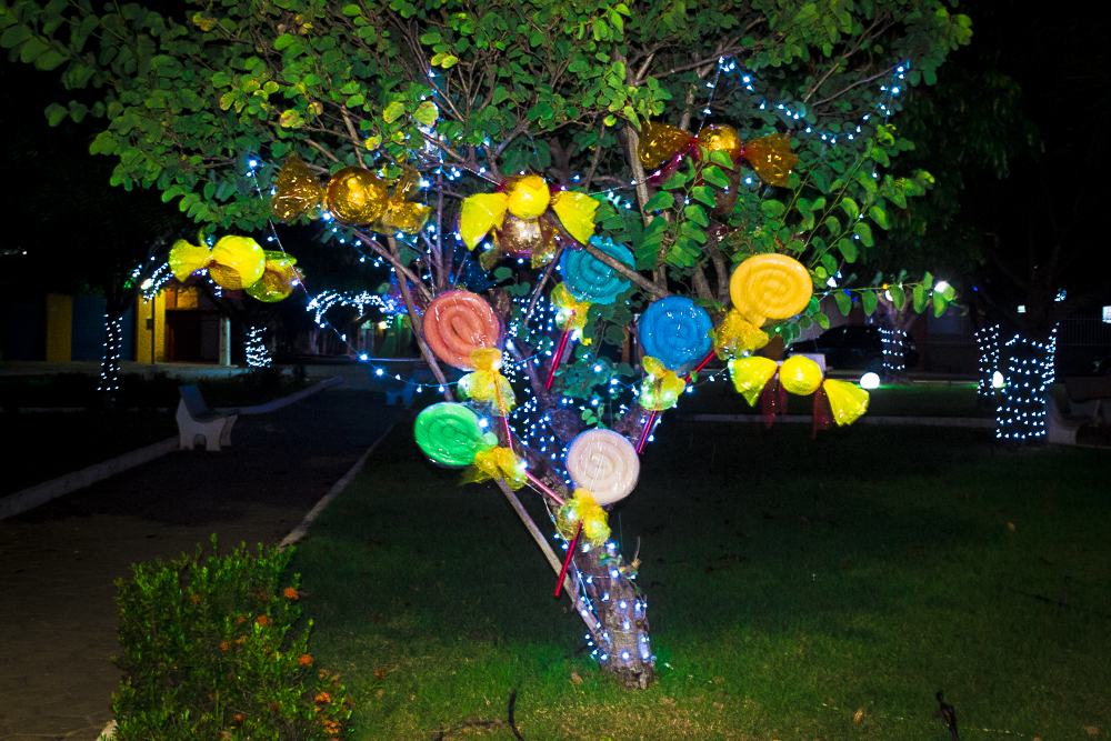 Confira a decoração natalina da praça 28 de Dezembro, em Joaquim Pires - PI - Imagem 10