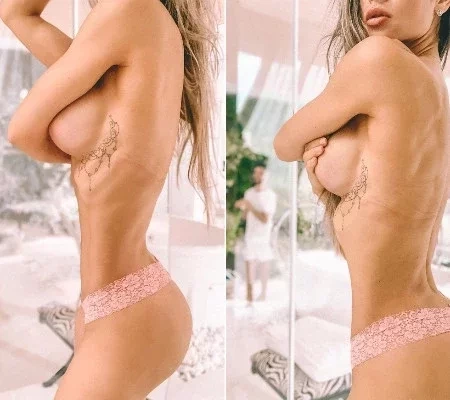 Mayra Cardi posa só de calcinha e mostra micro cintura; fotos