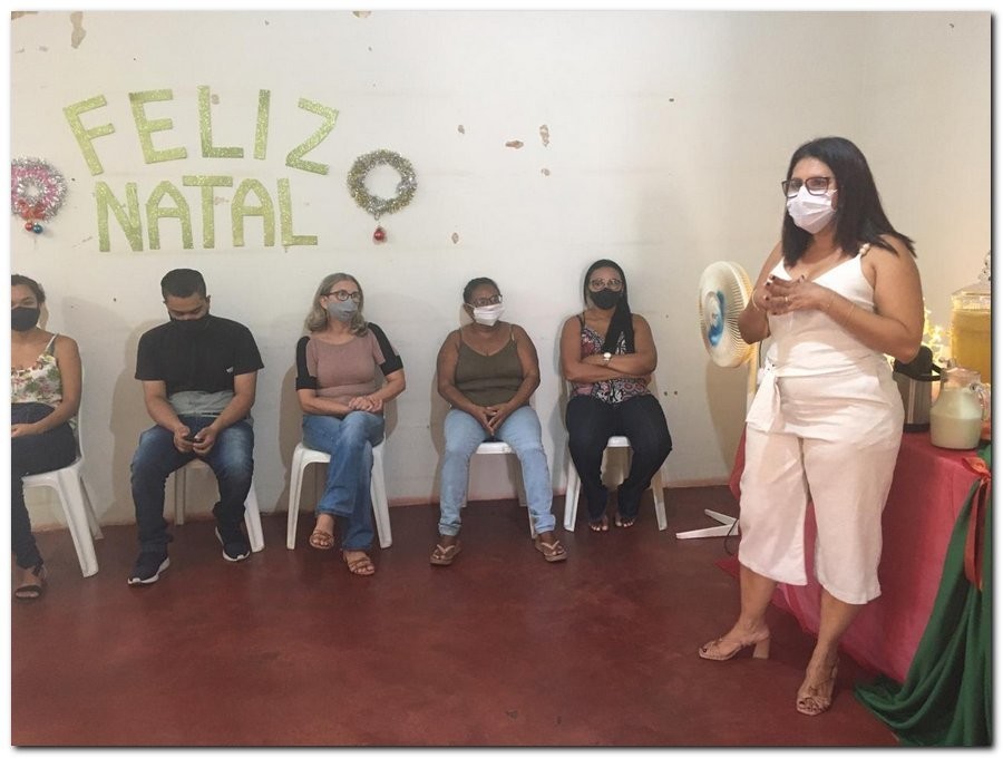 Confraternização Natalina, centro cultural 