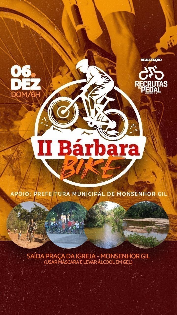 No dia de seus 57 anos de emancipação política, Monsenhor Gil ganha passeio ciclístico