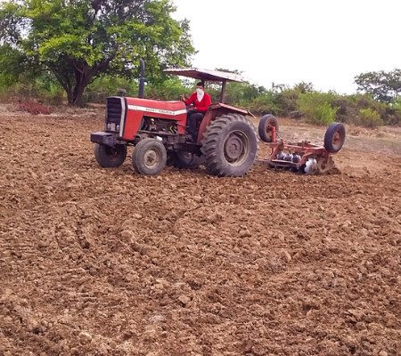 Prefeitura de Joaquim Pires promove trabalhos de aração de terras