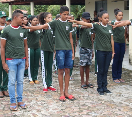Pelotão Mirim realizou momento de confraternização  
