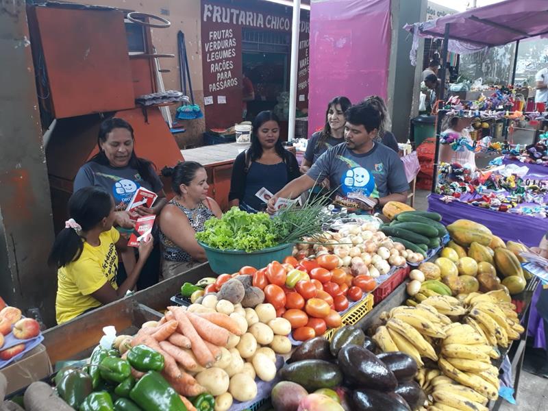 Município realiza mobilização com panfletagem no centro da cidade - Imagem 11
