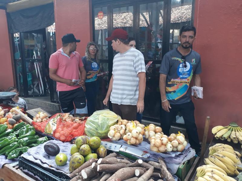 Município realiza mobilização com panfletagem no centro da cidade - Imagem 7