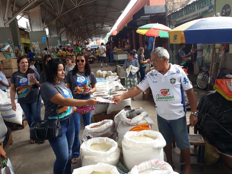 Município realiza mobilização com panfletagem no centro da cidade - Imagem 6