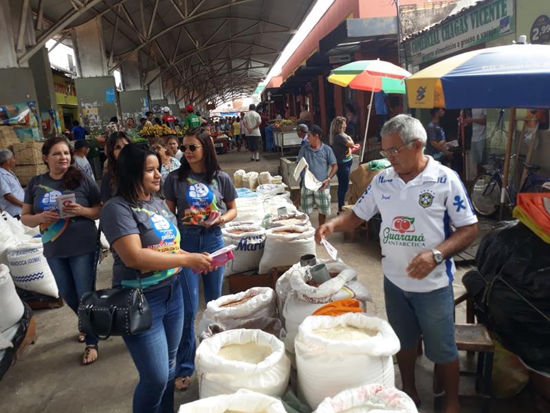 Município realiza mobilização com panfletagem no centro da cidade - Imagem 4