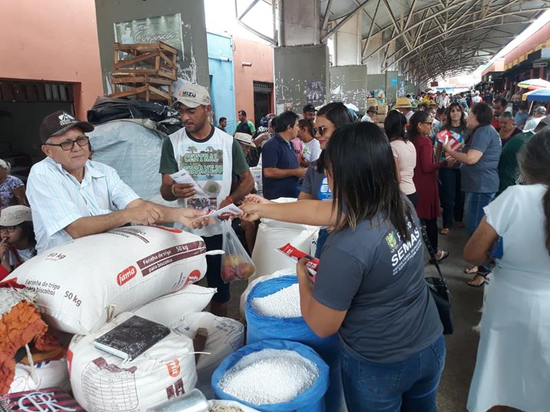 Município realiza mobilização com panfletagem no centro da cidade - Imagem 3