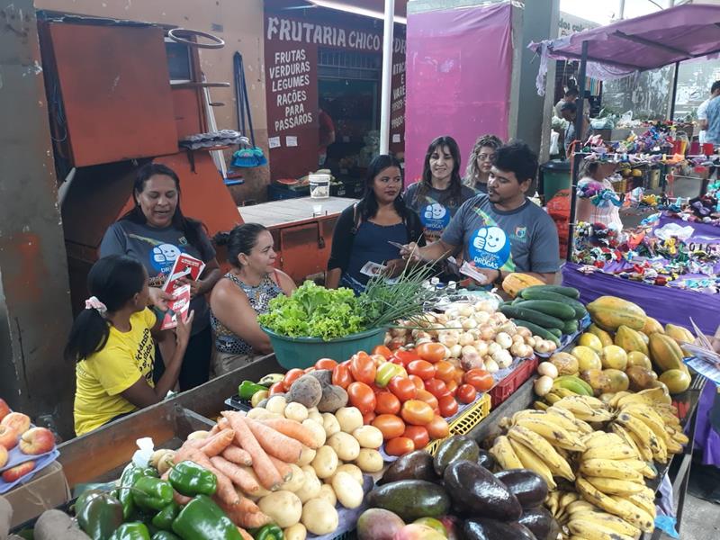 Município realiza mobilização com panfletagem no centro da cidade - Imagem 12