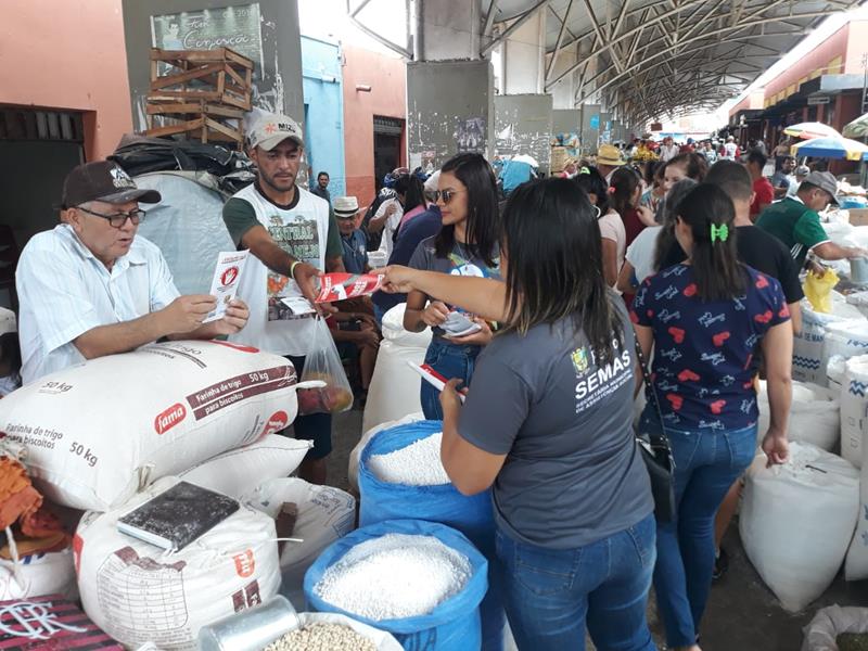 Município realiza mobilização com panfletagem no centro da cidade - Imagem 2