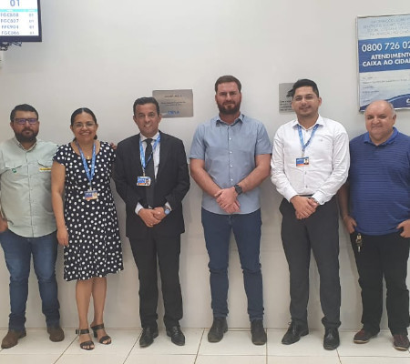 Secretário de Agricultura de Uruçuí se reúne com superintendente da Caixa Economica