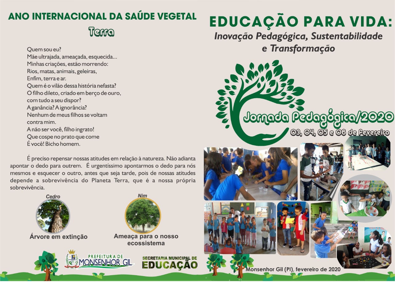 Educação levada a sério em Monsenhor Gil - Jornada Pedagógica 2020 - Parte 1 - Imagem 1