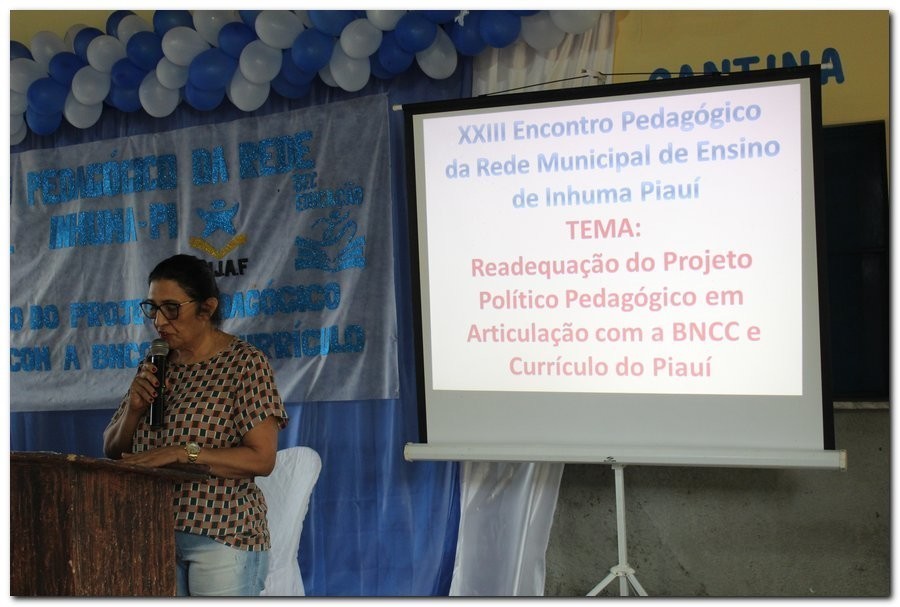 XXIII Encontro Pedagógico da Rede Municipal de Ensino de Inhuma Piauí 