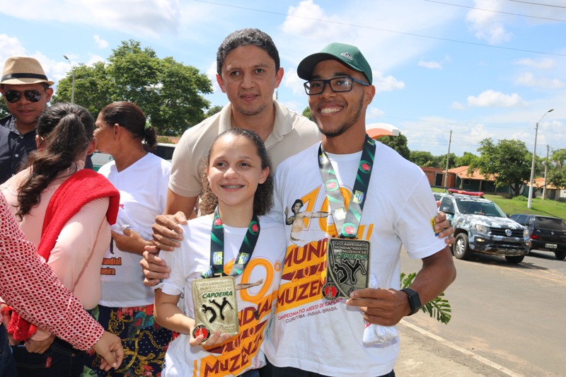 Campeã mundial de capoeira é recepcionada com carreata em Água Branca - Imagem 5