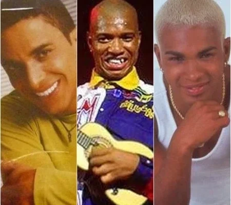 Confira o Antes e Depois dos cantores de pagode dos anos 90