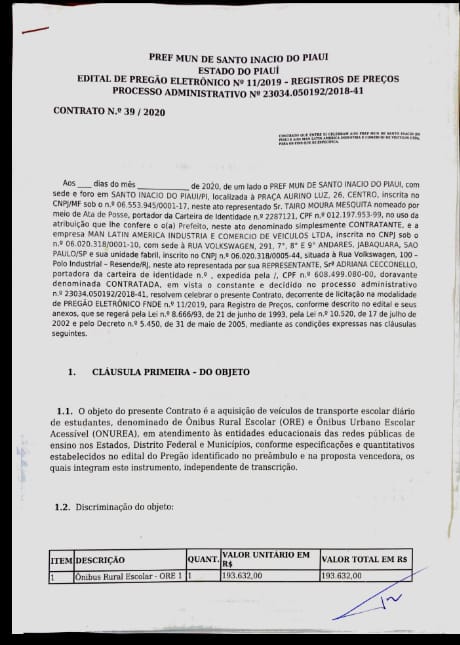 Município de Santo Inácio receberá ônibus escolar  - Imagem 4