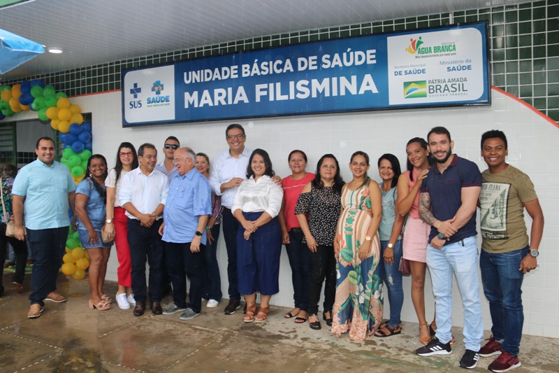 Prefeito Jonas Moura entrega obras de quatro Postos de Saúde em Água Branca - Imagem 2