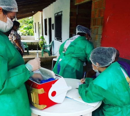 SMS de Joaquim Pires inicia a vacinação contra a influenza