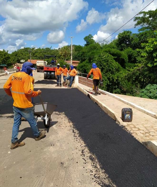 Ponte: Obras chegam em sua fase final em Monsenhor Gil - Imagem 2