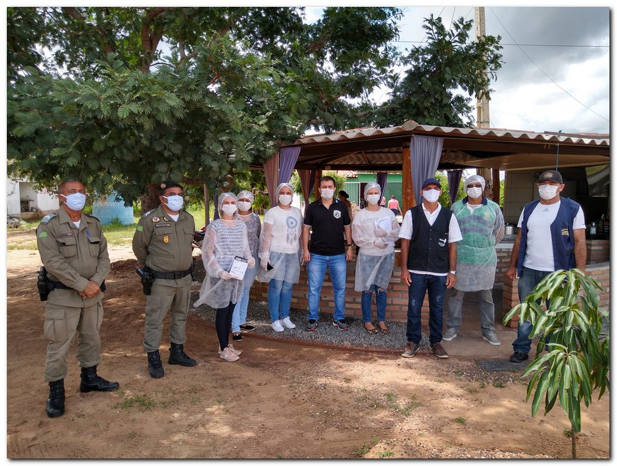 Equipe da Saúde, Polícia Militar e Polícia Civil realizam trabalho de orientação em Inhuma - Imagem 37