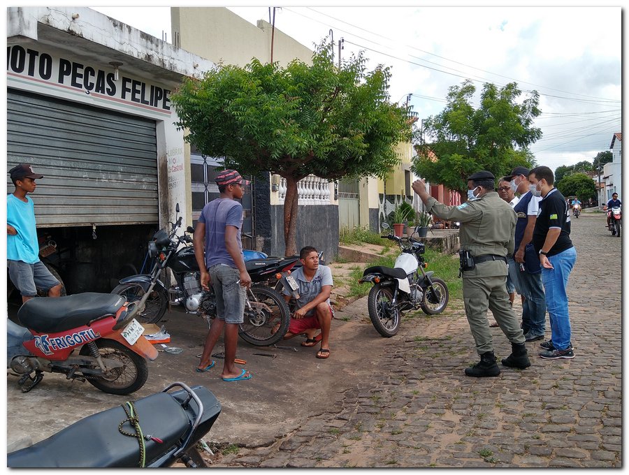 Equipe da Saúde, Polícia Militar e Polícia Civil realizam trabalho de orientação em Inhuma - Imagem 17