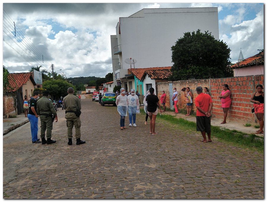 Equipe da Saúde, Polícia Militar e Polícia Civil realizam trabalho de orientação em Inhuma - Imagem 1