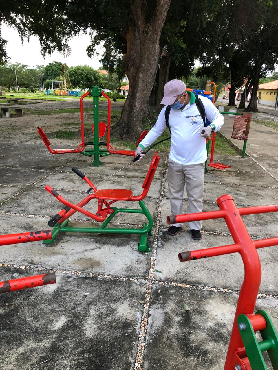 Pontos são desinfetados no combate ao Covid-19 em Monsenhor Gil - Imagem 8