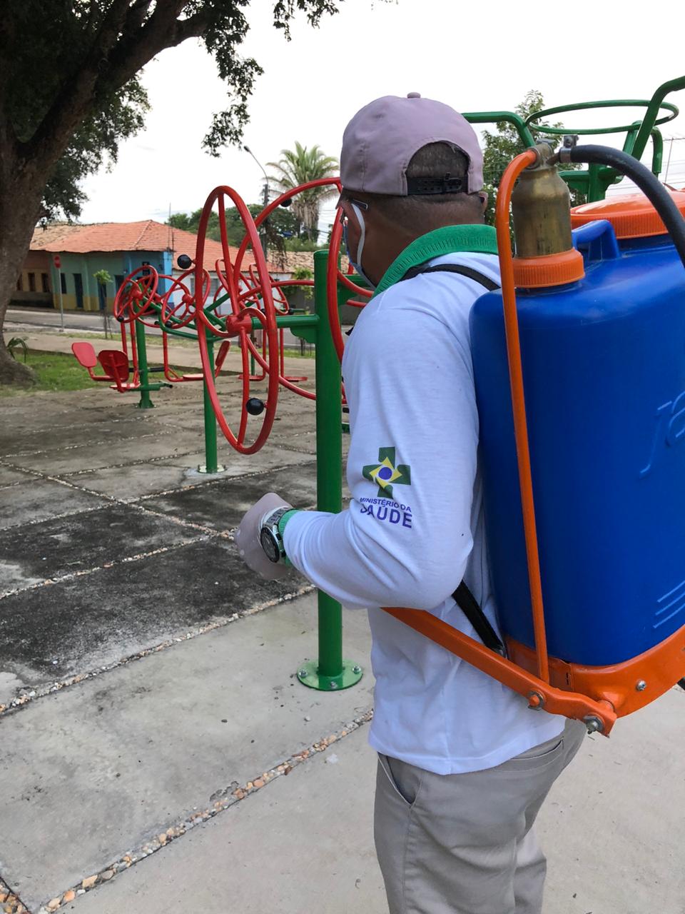 Pontos são desinfetados no combate ao Covid-19 em Monsenhor Gil - Imagem 7