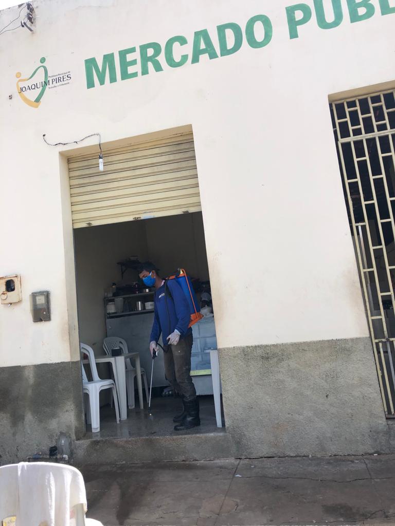 Prefeitura de Joaquim Pires realiza sanitarização em locais públicos - Imagem 10