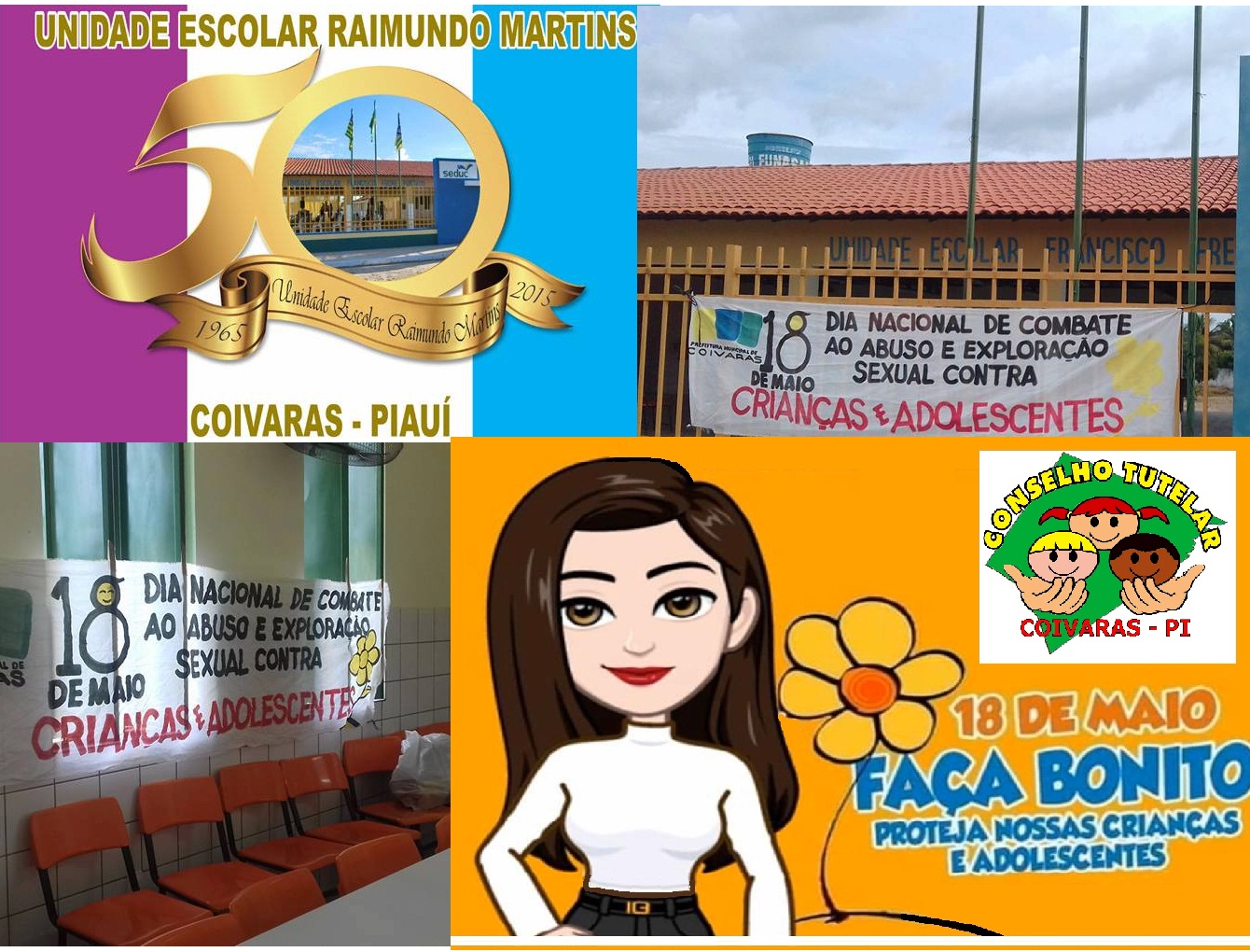 Unidade Escolar Raimundo Martins de Coivaras realiza programação alusiva à Campanha 18 de Maio  - Imagem 3