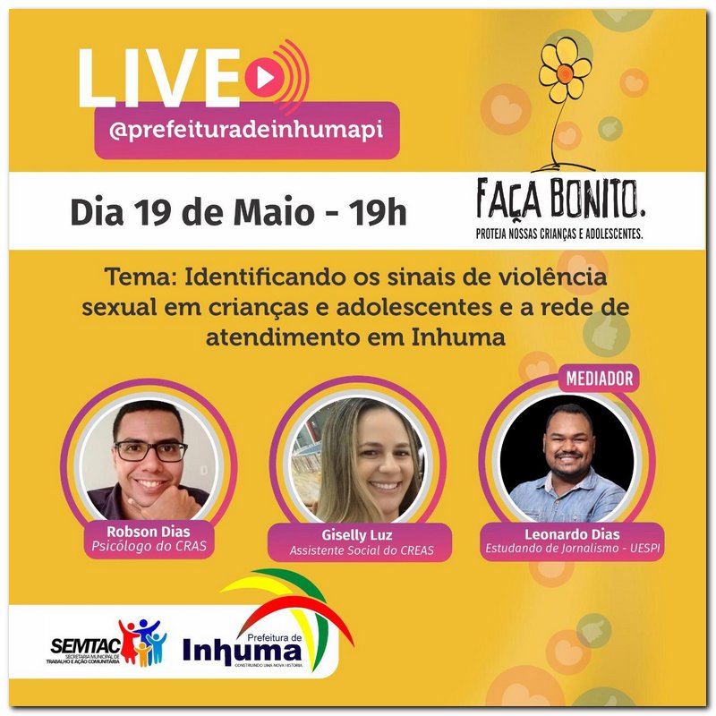 Live 18 de Maio, as 19:00h  - Imagem 2