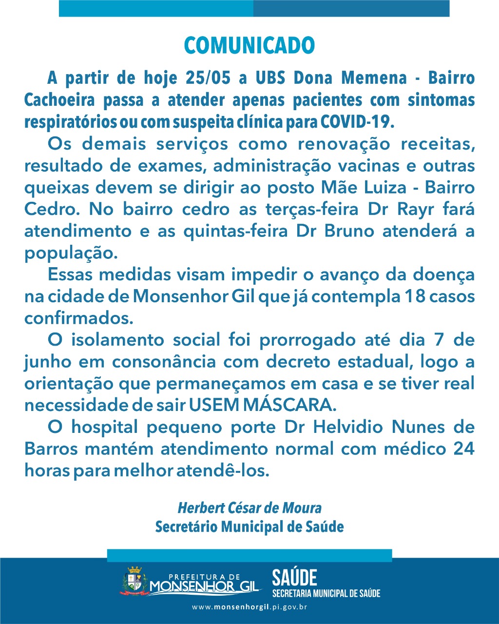 Uma batalha diária no combate ao Covid-19 em Monsenhor Gil - Imagem 10