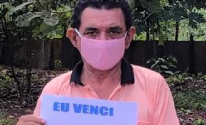Eu venci: Comemora paciente do município de Sigefredo Pacheco curado do novo Coronavírus