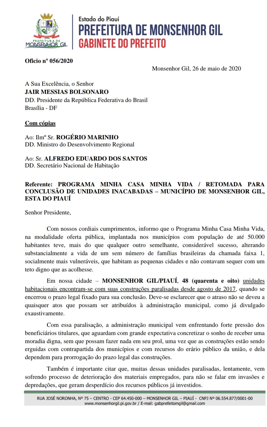 Portal dos eucaliptos 02 poderá ser concluída em Monsenhor Gil - Imagem 2