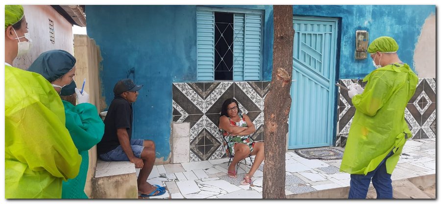 Secretaria de Saúde de Inhuma distribui mascaras e orienta população - Imagem 1