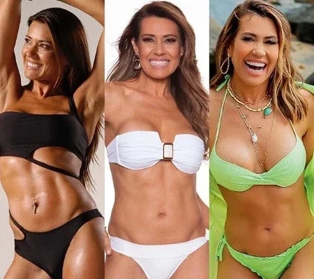 Aos 57 anos, Solange Frazão mostra evolução do corpo em 20 anos; fotos