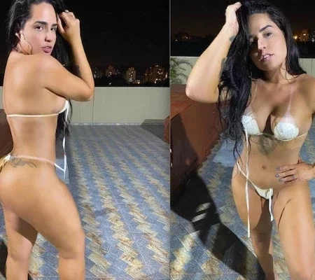 Perlla exibe fases do bronzeamento e ganha elogios na web; fotos