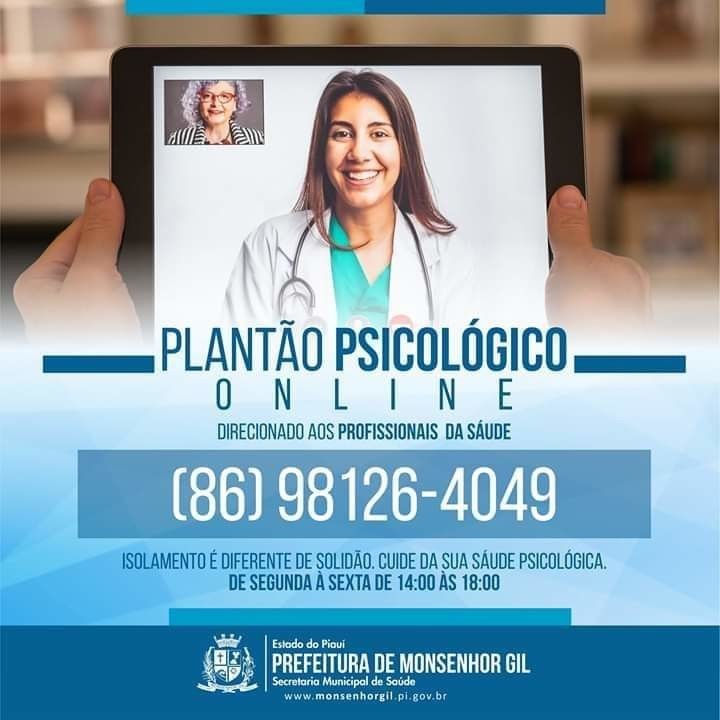 Em meio a Pandemia, prefeitura cuidando do psicológico dos munícipes