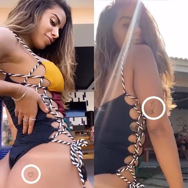 Anitta mostra nova tattoo no bumbum usando maiô cavado; fotos - imagem 21510