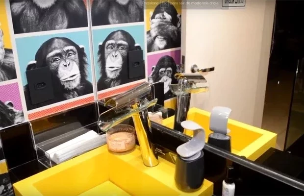 Famosos mostram banheiros na quarentena: Ana Hickman tem um de 120m² - imagem 22677