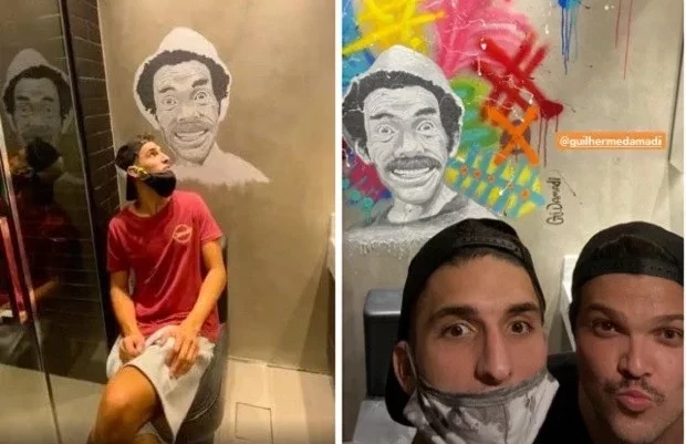 Famosos mostram banheiros na quarentena: Ana Hickman tem um de 120m² - imagem 22676