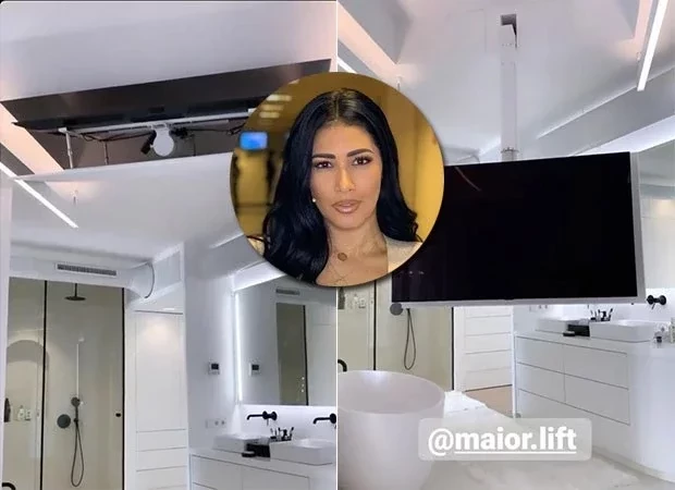 Famosos mostram banheiros na quarentena: Ana Hickman tem um de 120m² - imagem 22672