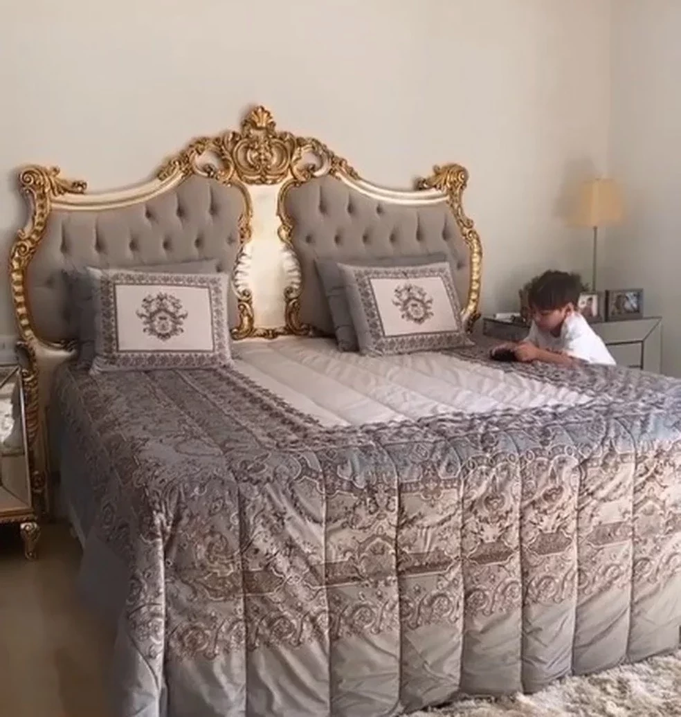 Simone mostra quarto do filho na nova mansão com cama gigante e heróis - imagem 23035