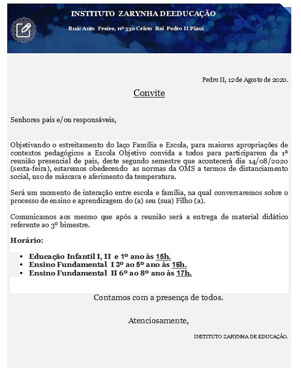 Rede Objetivo de Ensino de Pedro II retoma as aulas de forma remota e virtual - Imagem 2