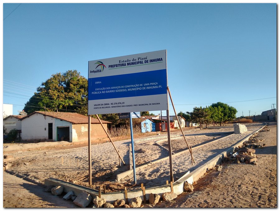 Construção de Praça no Bairro Sossego - Imagem 5